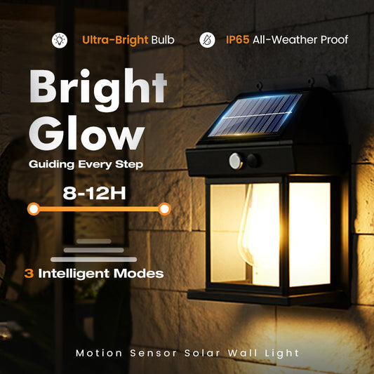 Bright Glow - Solar Wall Lights