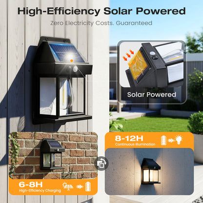 Bright Glow - Solar Wall Lights