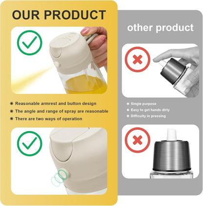 2 in 1 Oil Sprayer & Dispenser