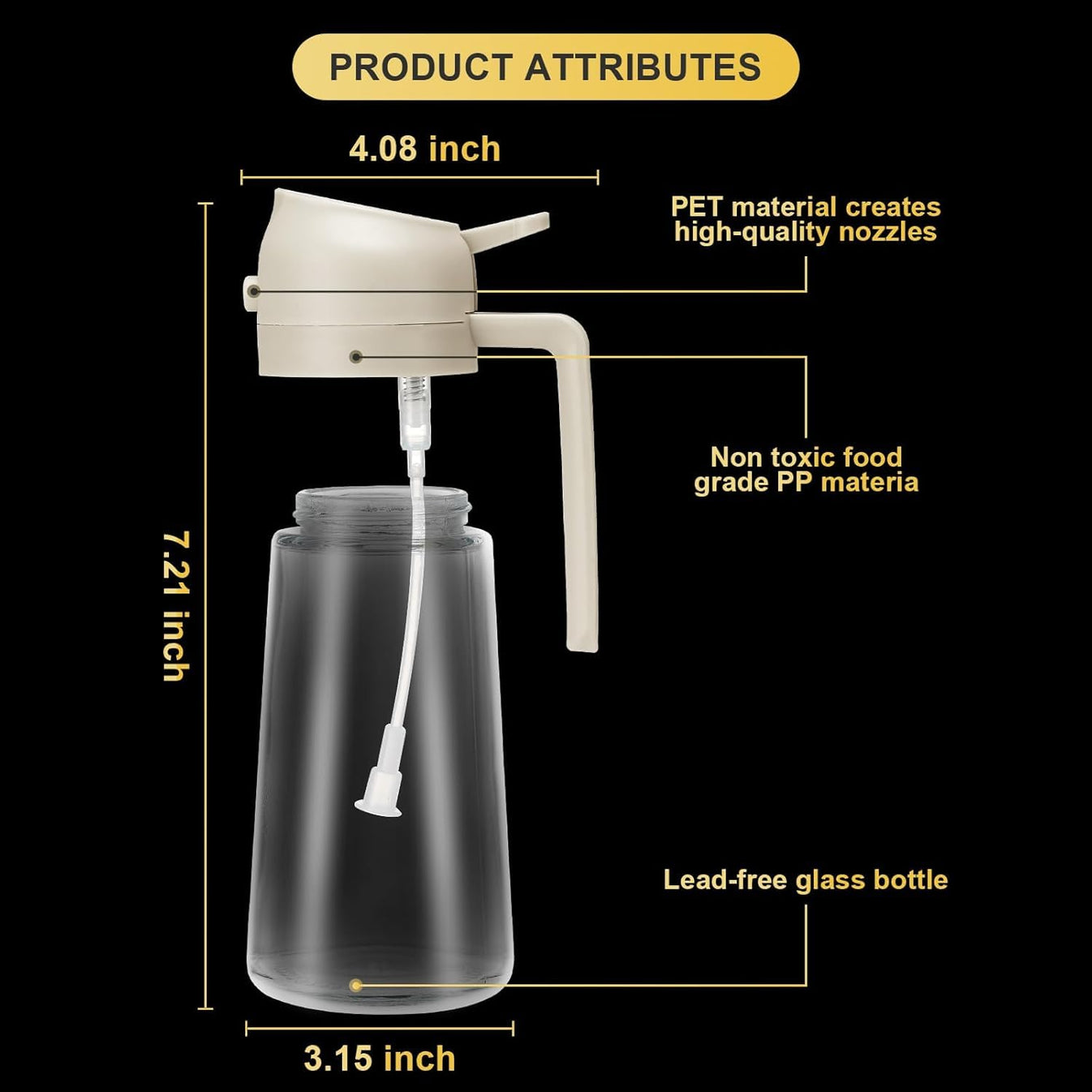 2 in 1 Oil Sprayer & Dispenser