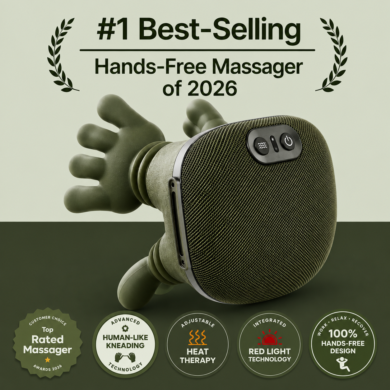 Reliva - Hands-Free Deep Tissue Massager
