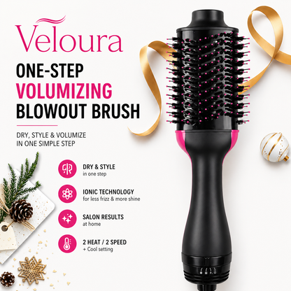 Veloura™ One-Step Volumizing Blowout Brush