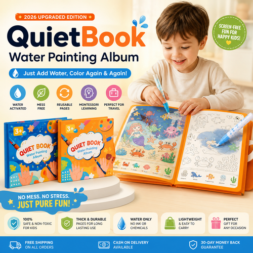 QuietBook Water Painting Album