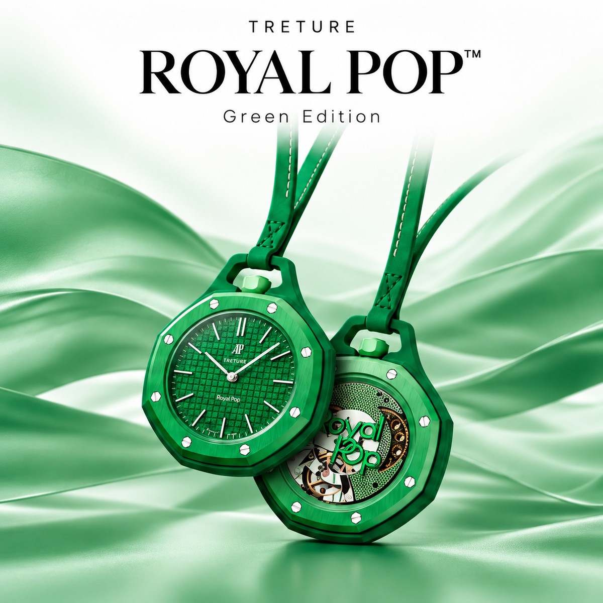 Royal Pop™ Bio Ceramic Watch With Silicon Strap