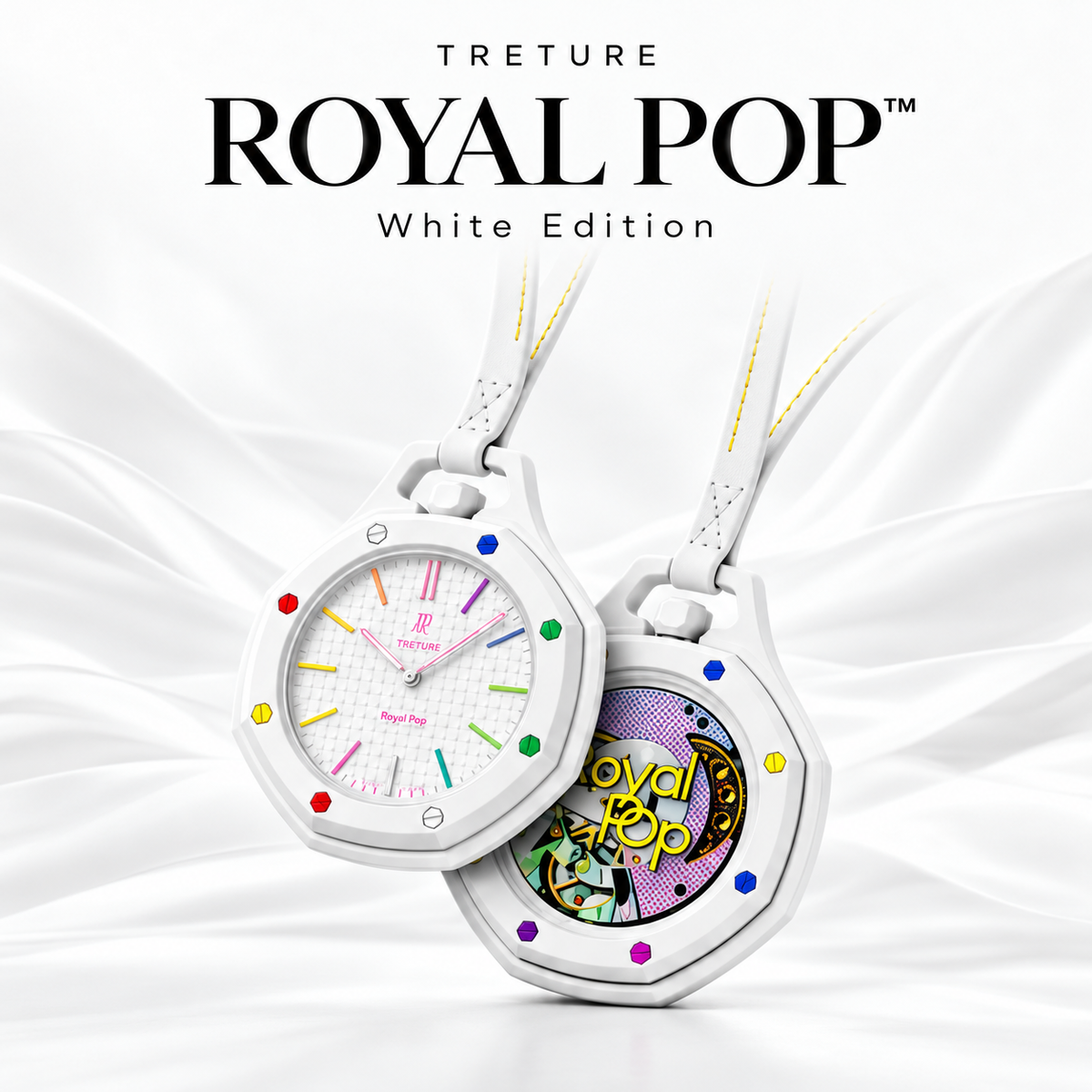 Royal Pop™ Bio Ceramic Watch With Silicon Strap