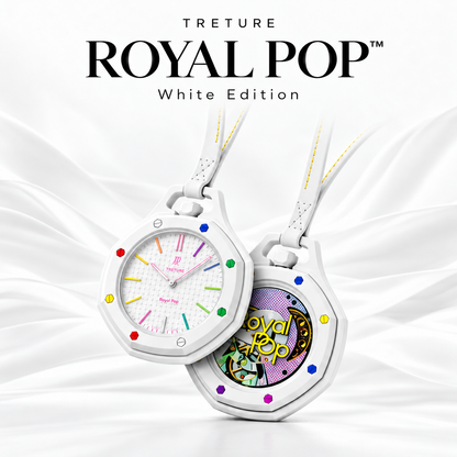 Royal Pop™ Bio Ceramic Watch With Silicon Strap