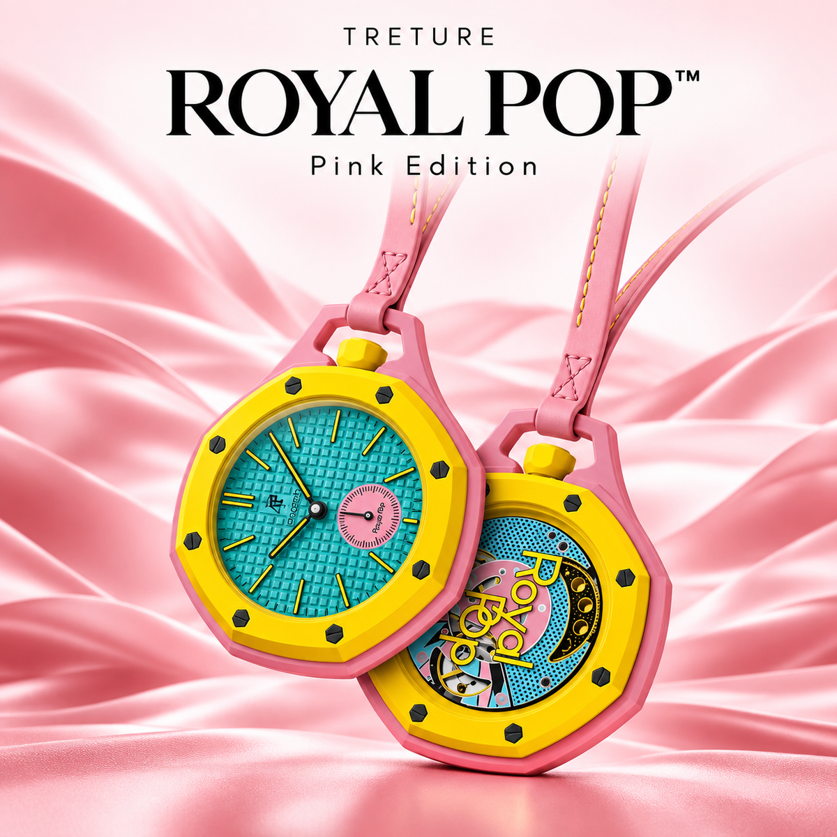 Royal Pop™ Bio Ceramic Watch With Silicon Strap
