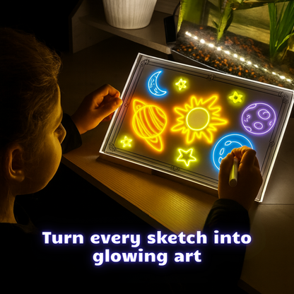 MagicGlow™ Glowing LED Drawing Board