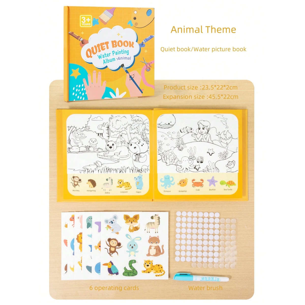 QuietBook Water Painting Album