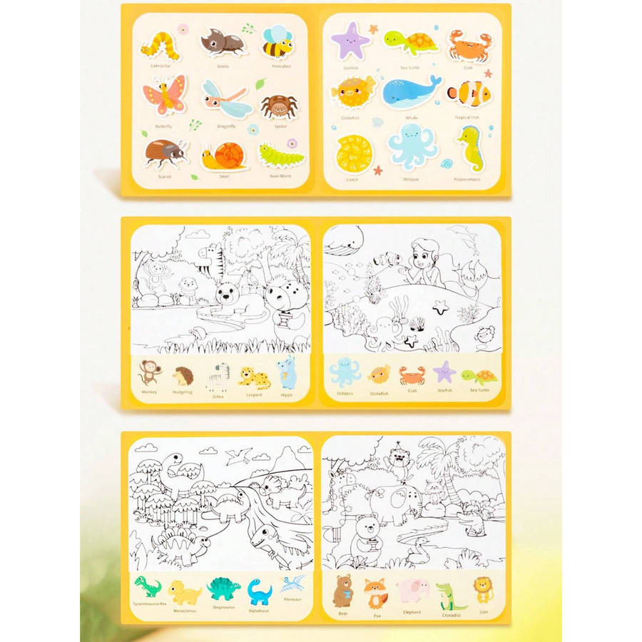 QuietBook Water Painting Album