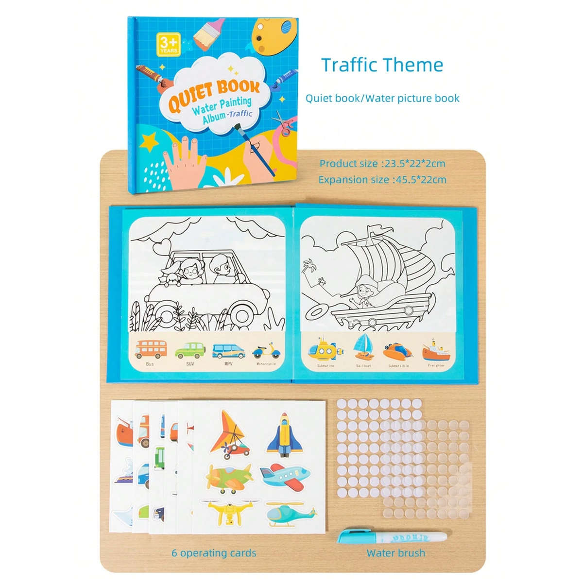 QuietBook Water Painting Album