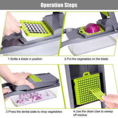 SliceMate™ 14 in 1 Vegetable Slicer